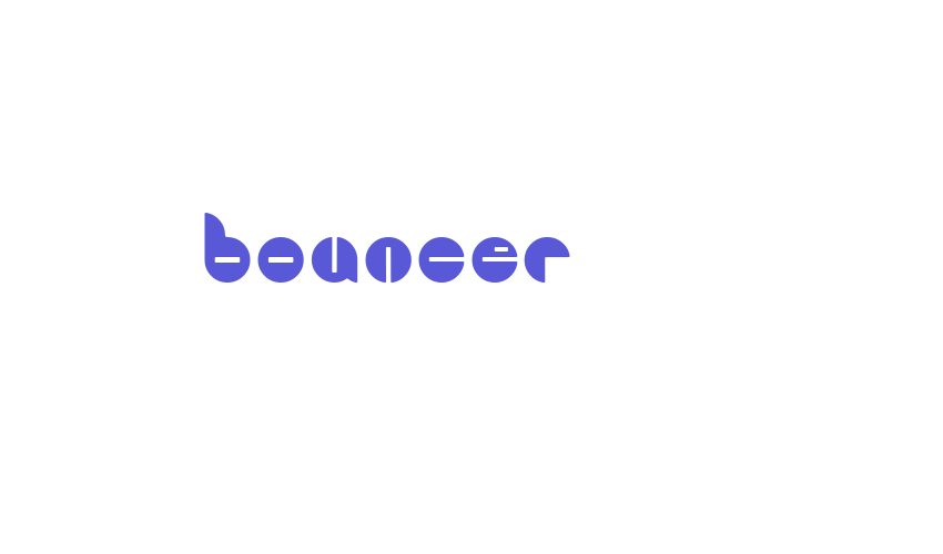 Bouncer Font Download