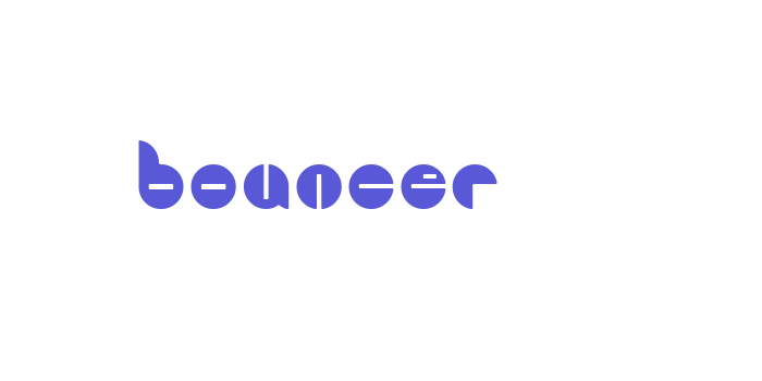 Bouncer Font