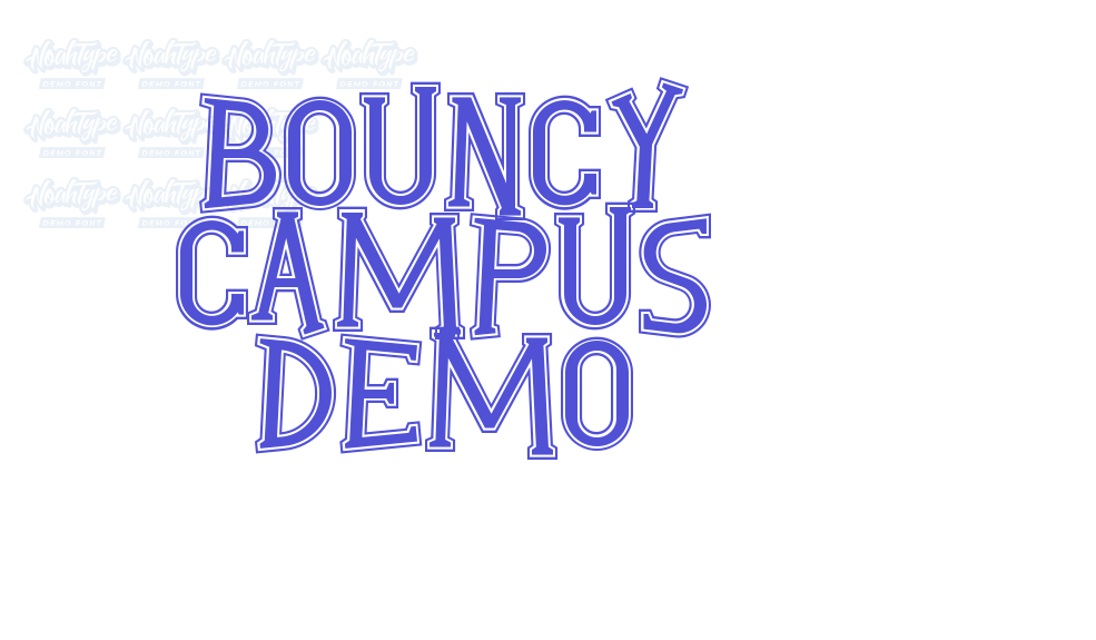 Bouncy Campus Demo-font-download