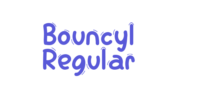 Bouncyl Regular Font Download