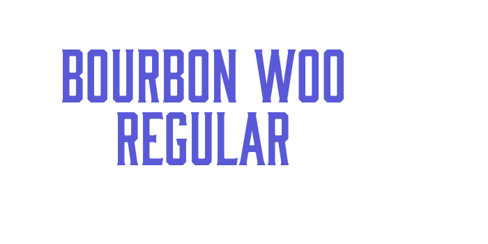 Bourbon W00 Regular Font