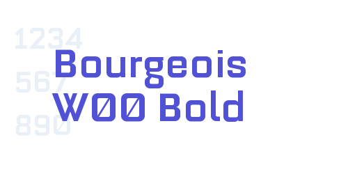 Bourgeois W00 Bold-font-download
