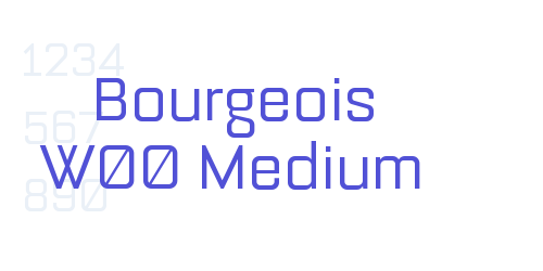 Bourgeois W00 Medium-font-download