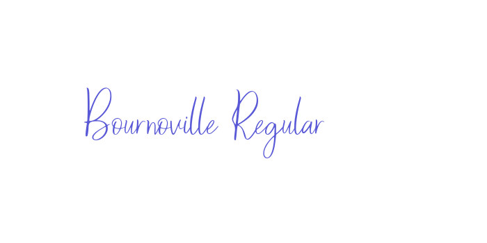 Bournoville Regular Font