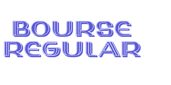 Bourse Regular font free