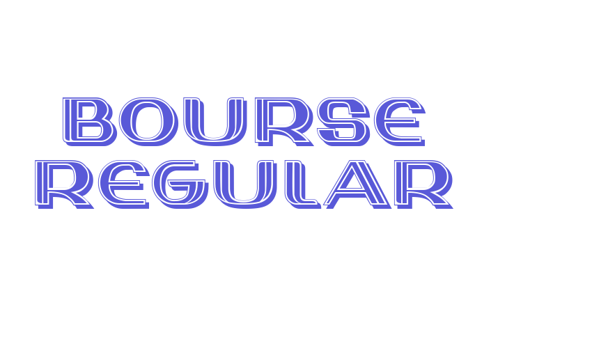 Bourse Regular Font