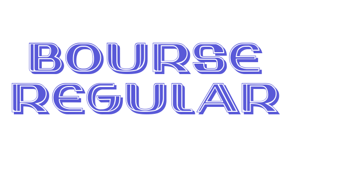 Bourse Regular Font Download