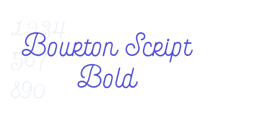Bourton Script Bold-font-download