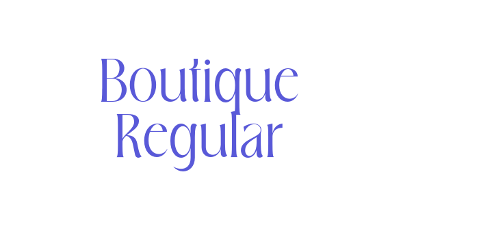 Boutique Regular Font Download