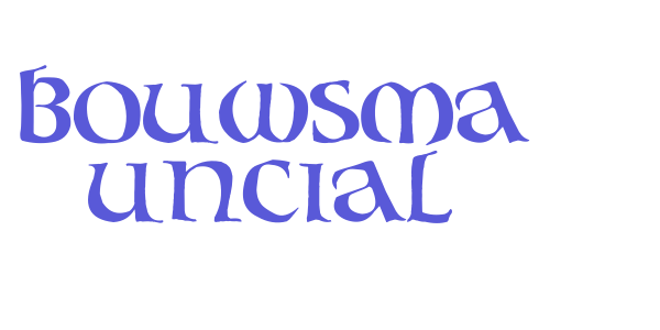 Bouwsma Uncial font