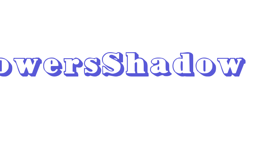 BowersShadow Font Download