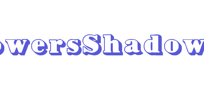 BowersShadow Font Download