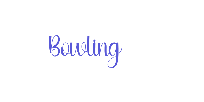 Bowling Font