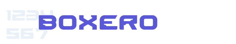 Boxero-related font