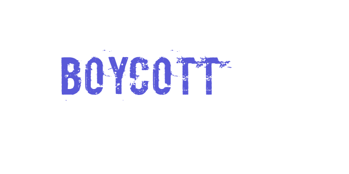 Boycott Font Download