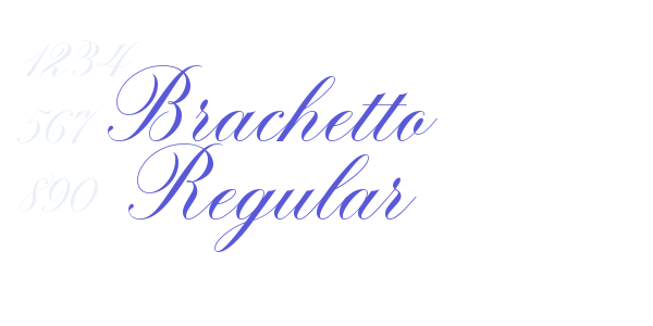 Brachetto Regular font free