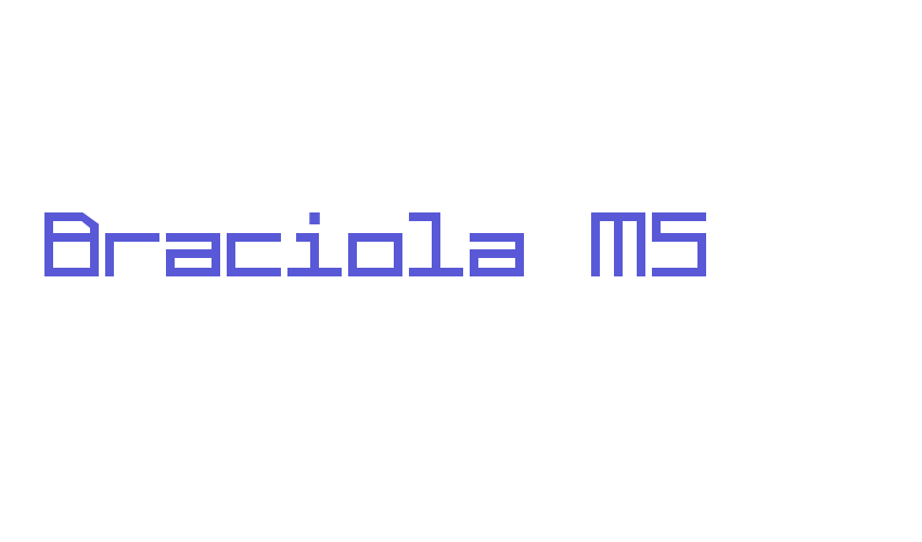 Braciola MS Font Download