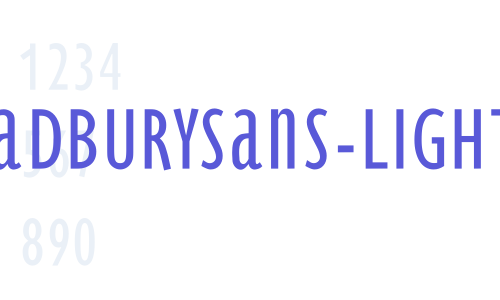 BradburySans-Light Font Download