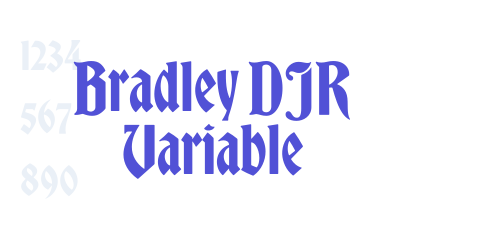 Bradley DJR Variable-font-download