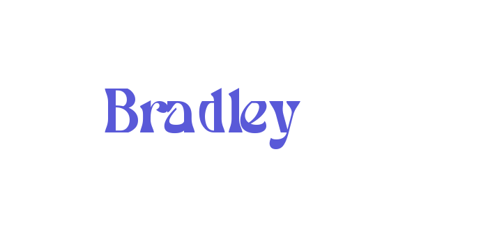 Bradley Font Download