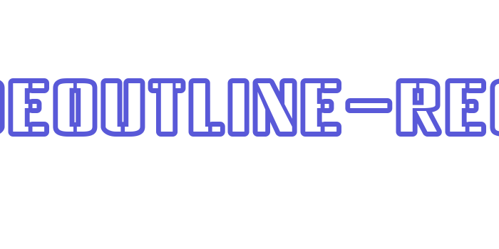 BraesideOutline-Regular Font