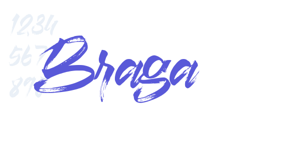 Braga font free