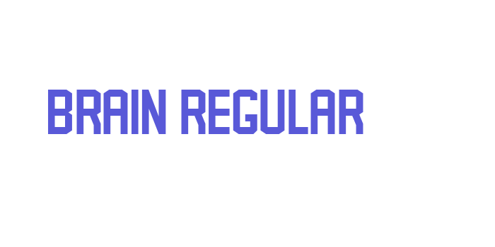 Brain Regular Font Download