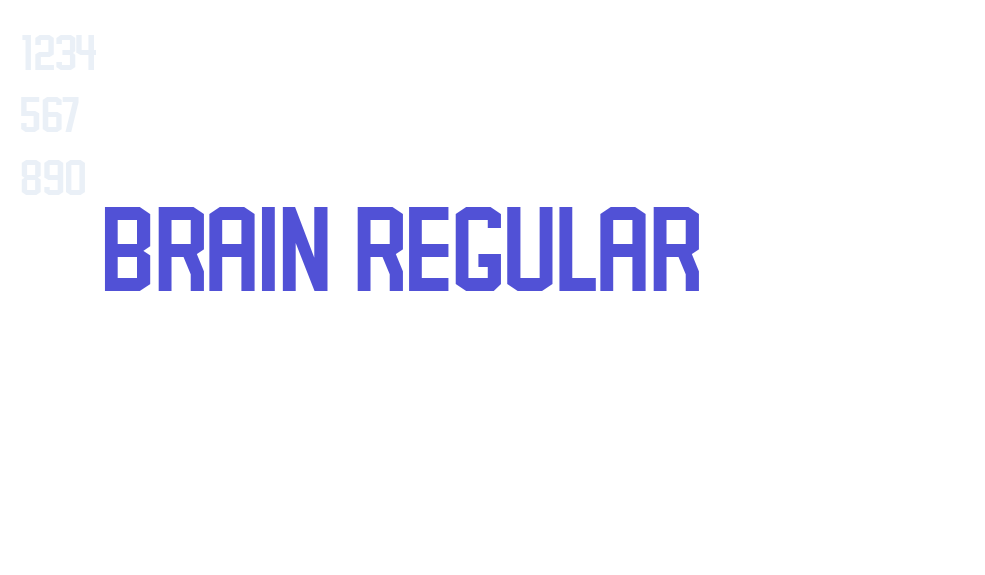 Brain Regular-font-download