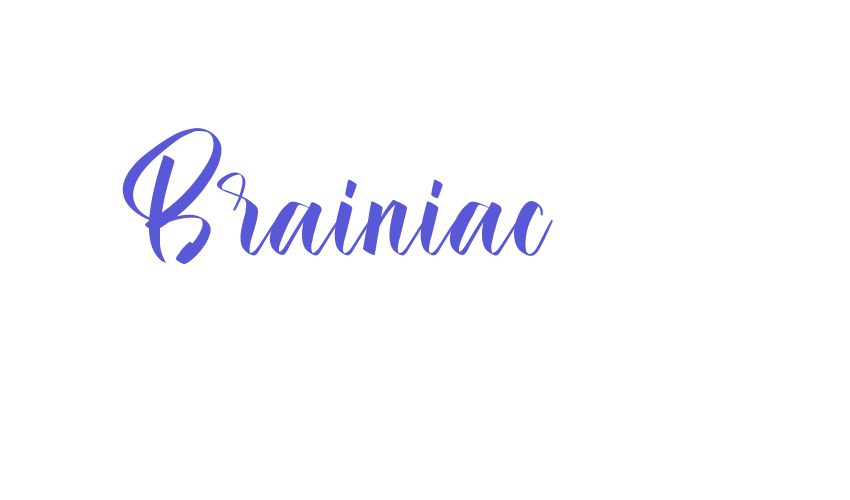 Brainiac Font