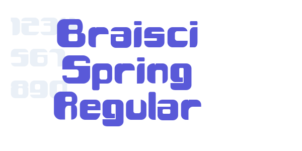 Braisci Spring Regular font free