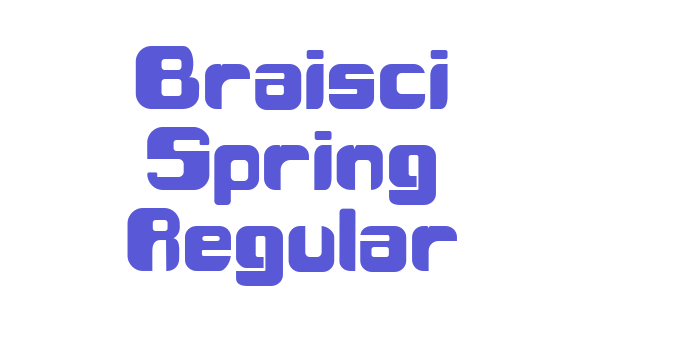 Braisci Spring Regular Font Download