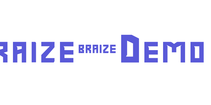 Braize-Demo Font Download