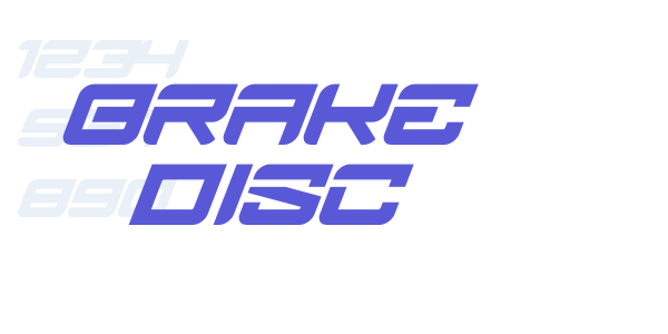 Brake DIsc font free