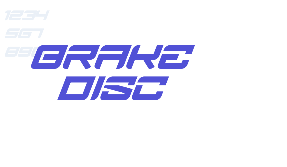 Brake DIsc-font-download