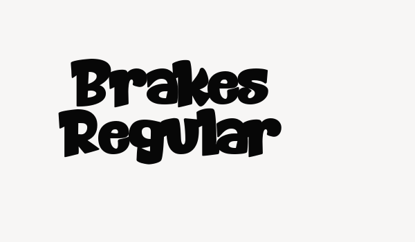 Brakes Regular Font