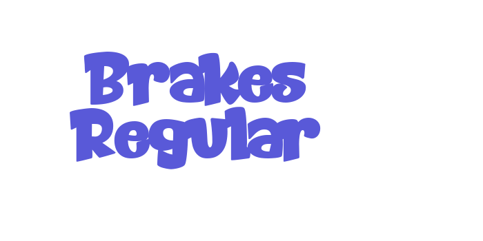 Brakes Regular Font Download