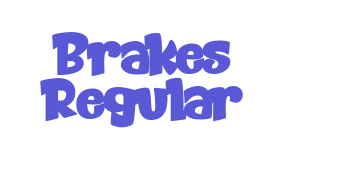 Brakes Regular Font