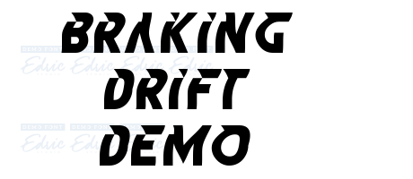 Braking Drift Demo