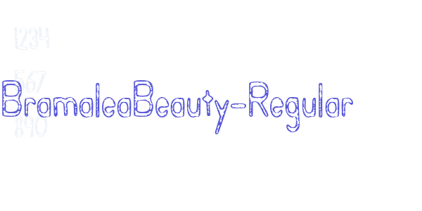 BramaleaBeauty-Regular font free