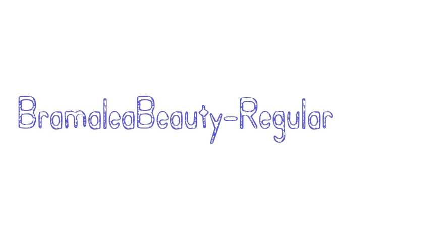 BramaleaBeauty-Regular Font