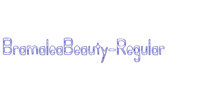 BramaleaBeauty-Regular Font Download