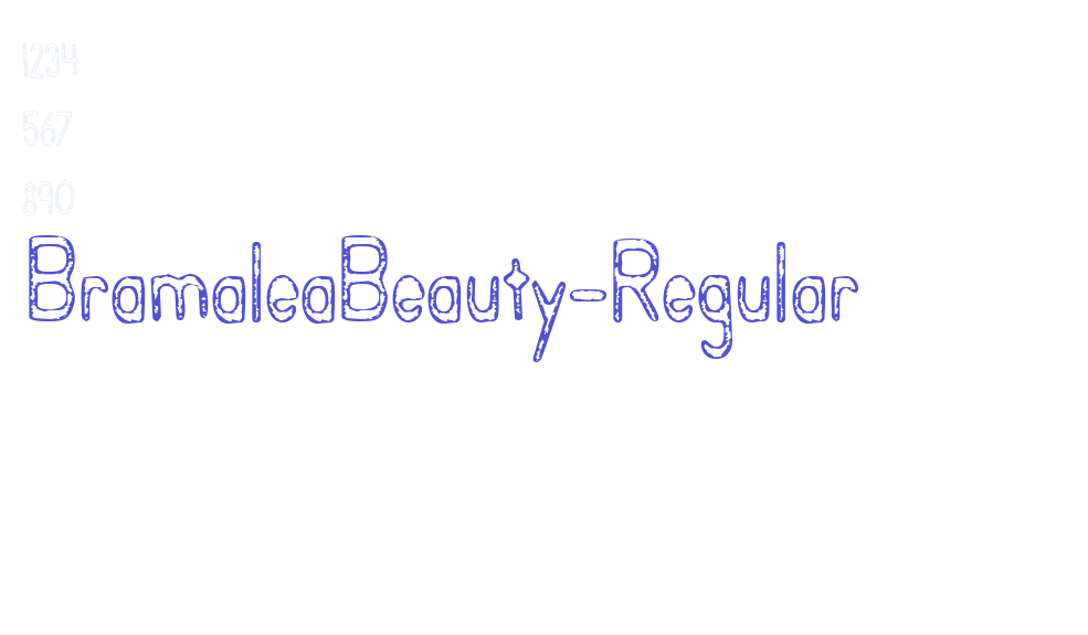 BramaleaBeauty-Regular-font-download