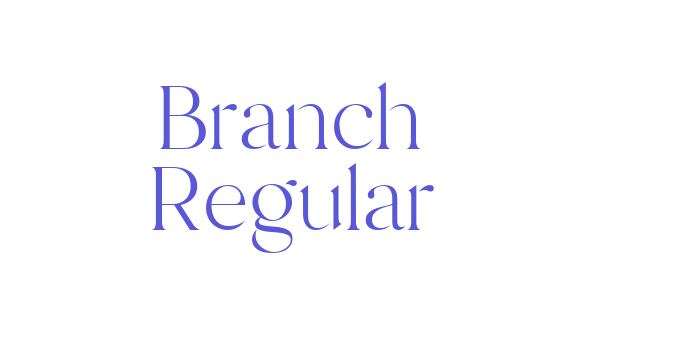 Branch Regular Font Download