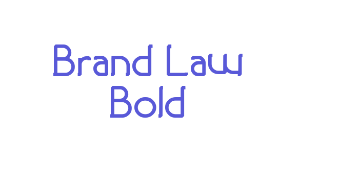 Brand Law Bold Font Download