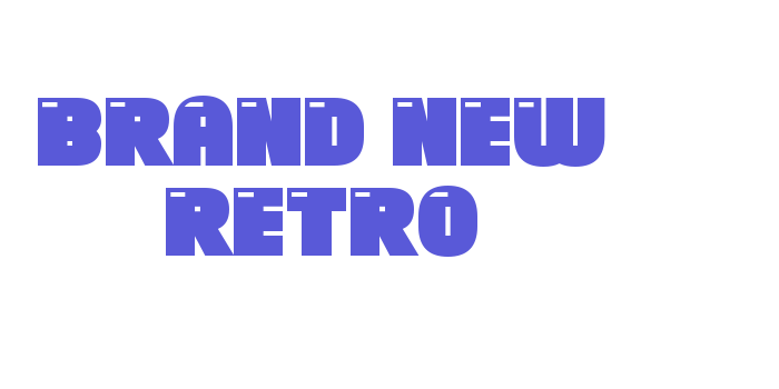 Brand New Retro Font Download