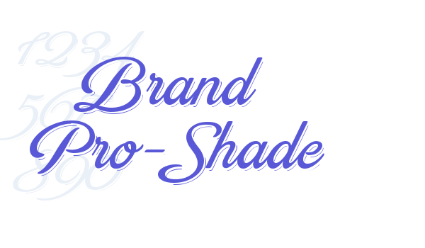 Brand Pro-Shade Font