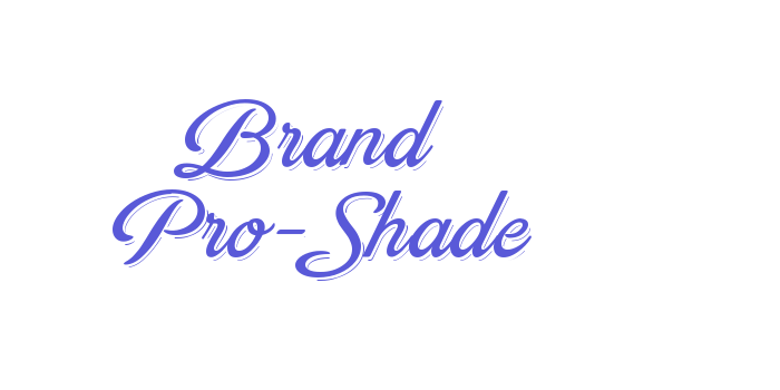 Brand Pro-Shade Font Download