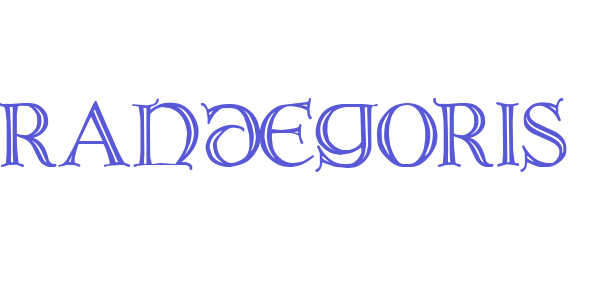 Brandegoris font