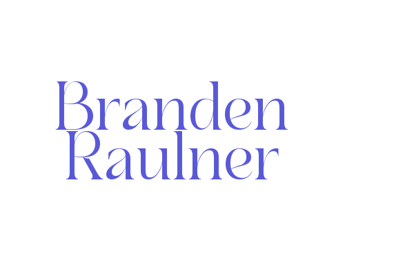 Branden Raulner Font