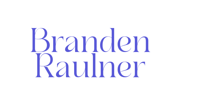 Branden Raulner Font Download